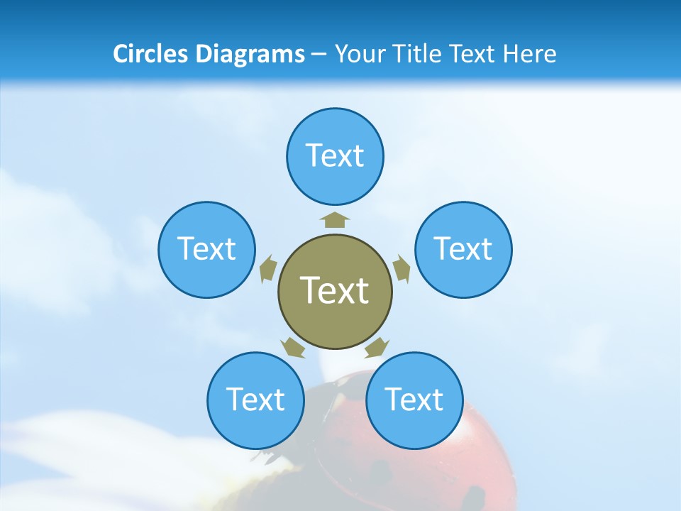 Head Red Bug PowerPoint Template