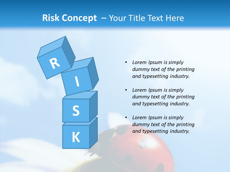 Head Red Bug PowerPoint Template