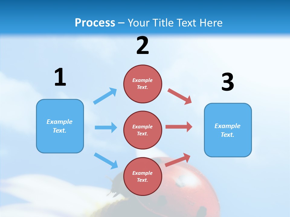 Head Red Bug PowerPoint Template