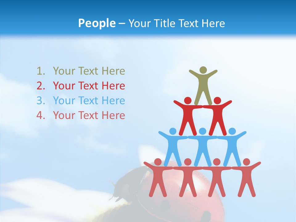 Head Red Bug PowerPoint Template