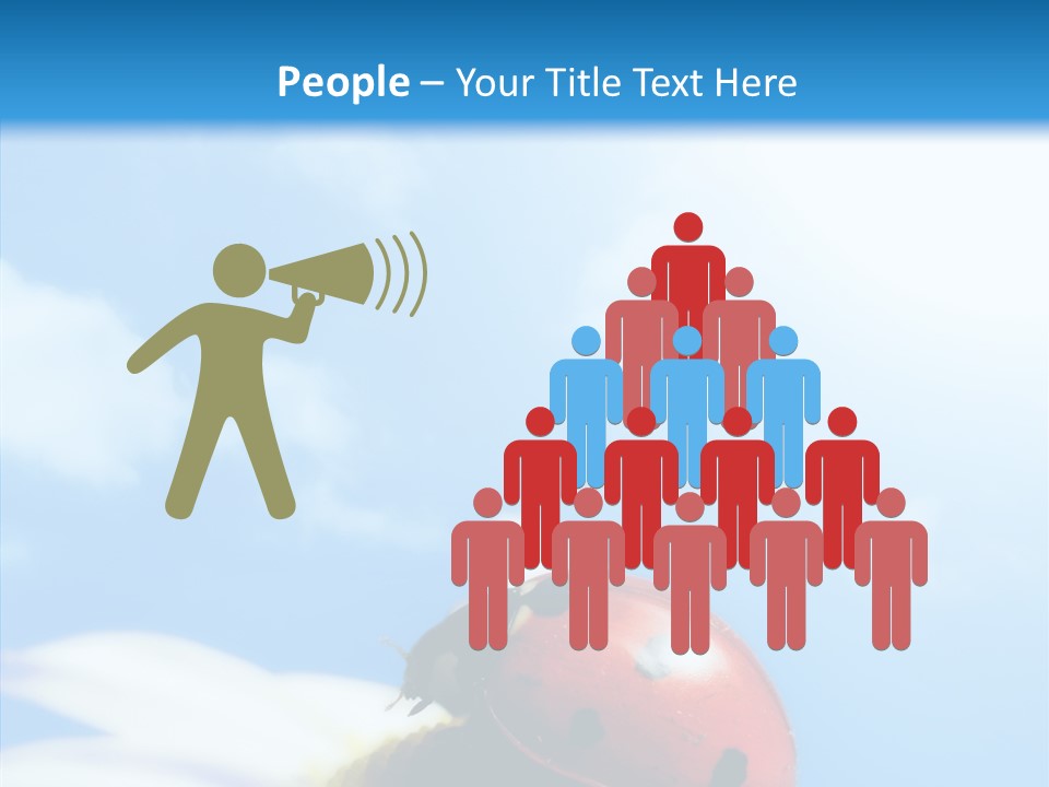 Head Red Bug PowerPoint Template