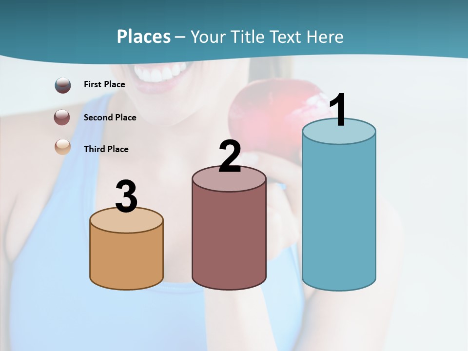 Thin People Female PowerPoint Template