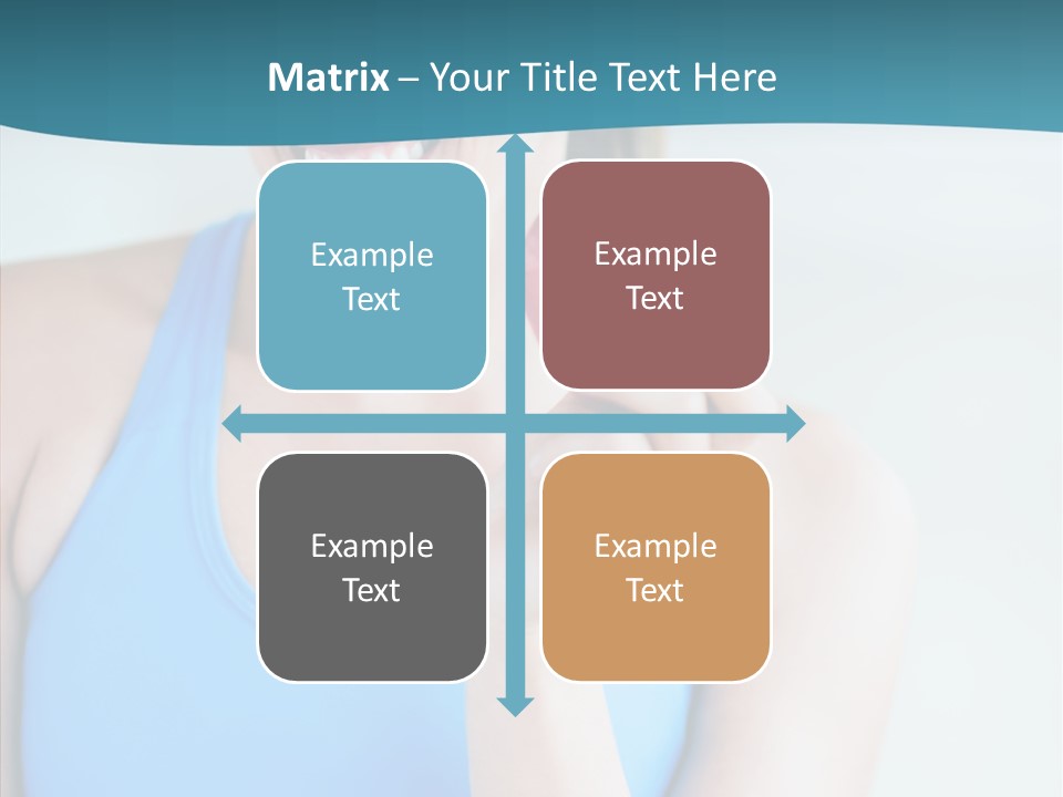 Thin People Female PowerPoint Template