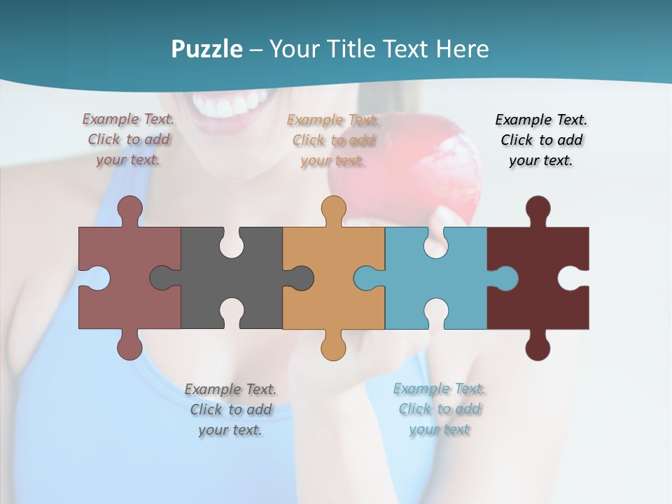 Thin People Female PowerPoint Template