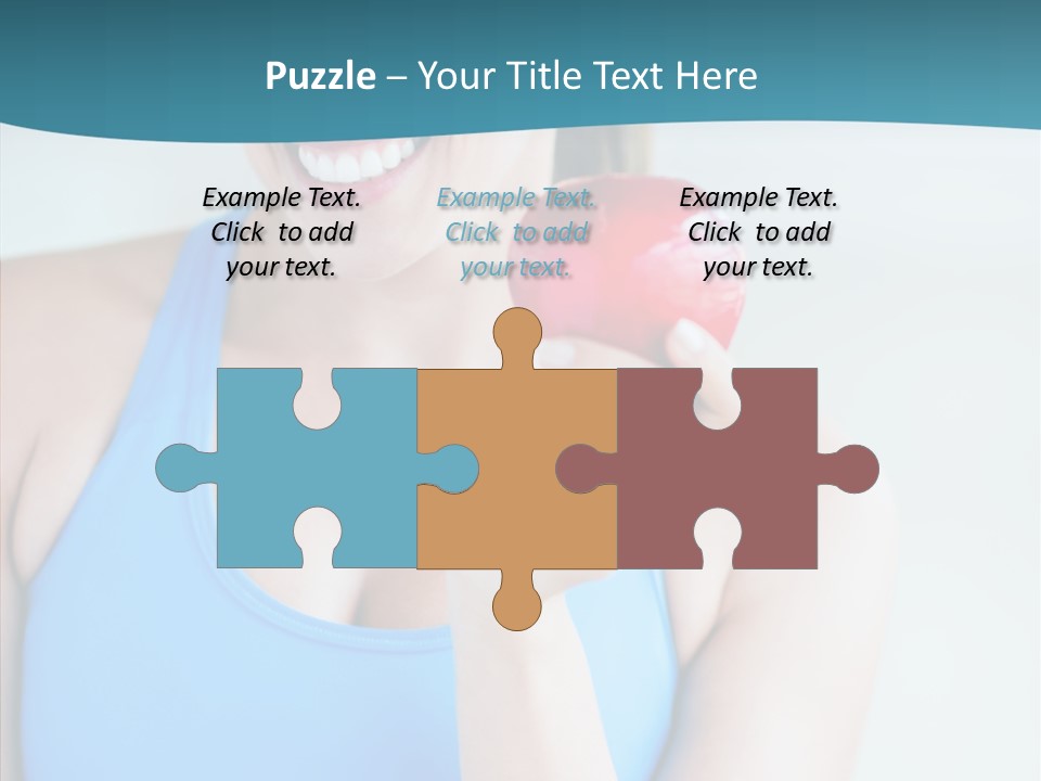 Thin People Female PowerPoint Template