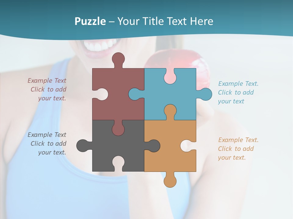 Thin People Female PowerPoint Template