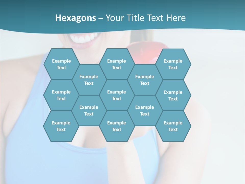 Thin People Female PowerPoint Template