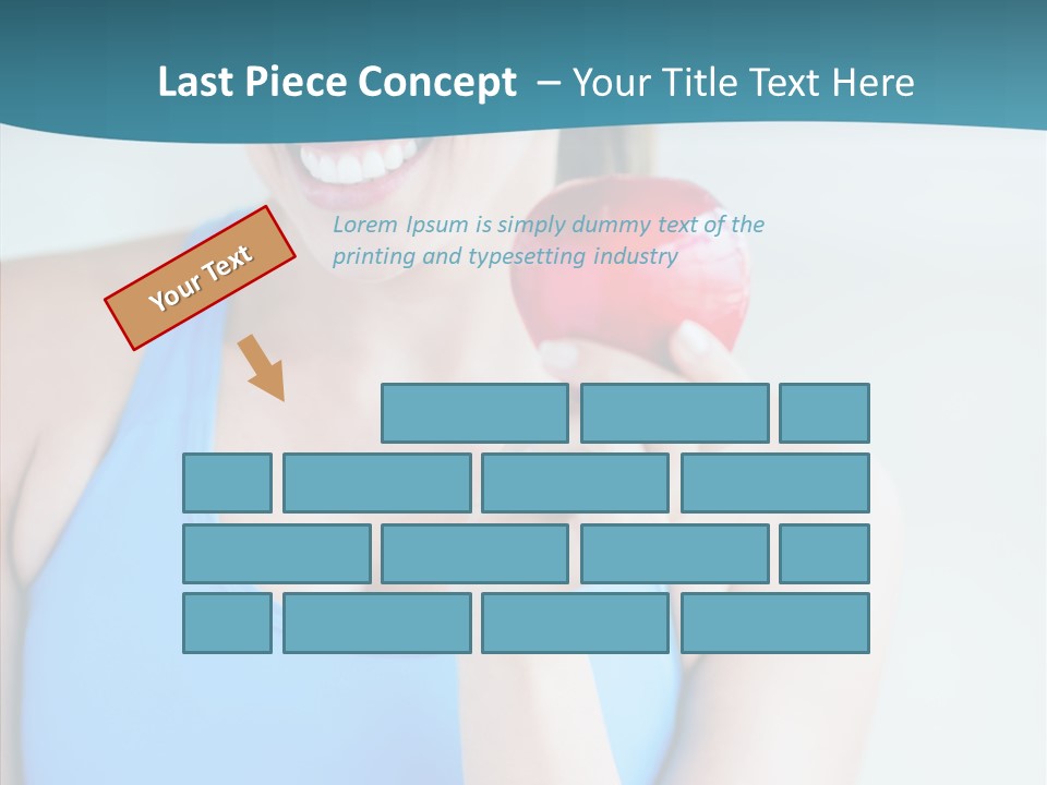Thin People Female PowerPoint Template