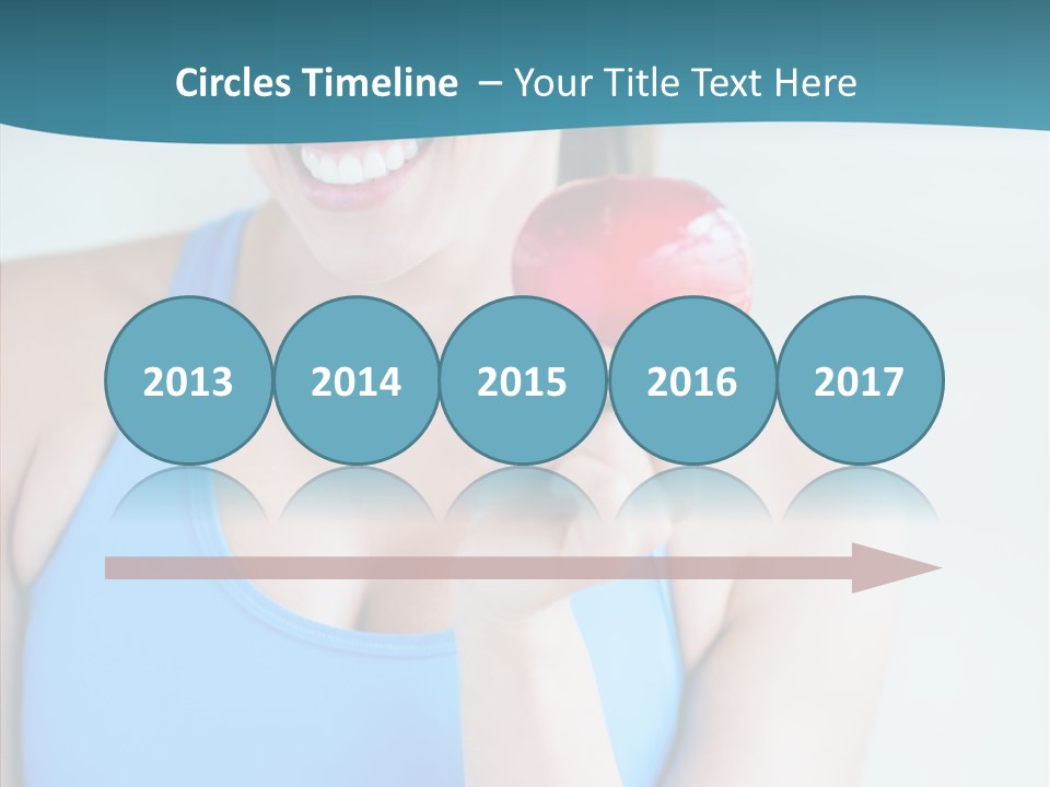 Thin People Female PowerPoint Template