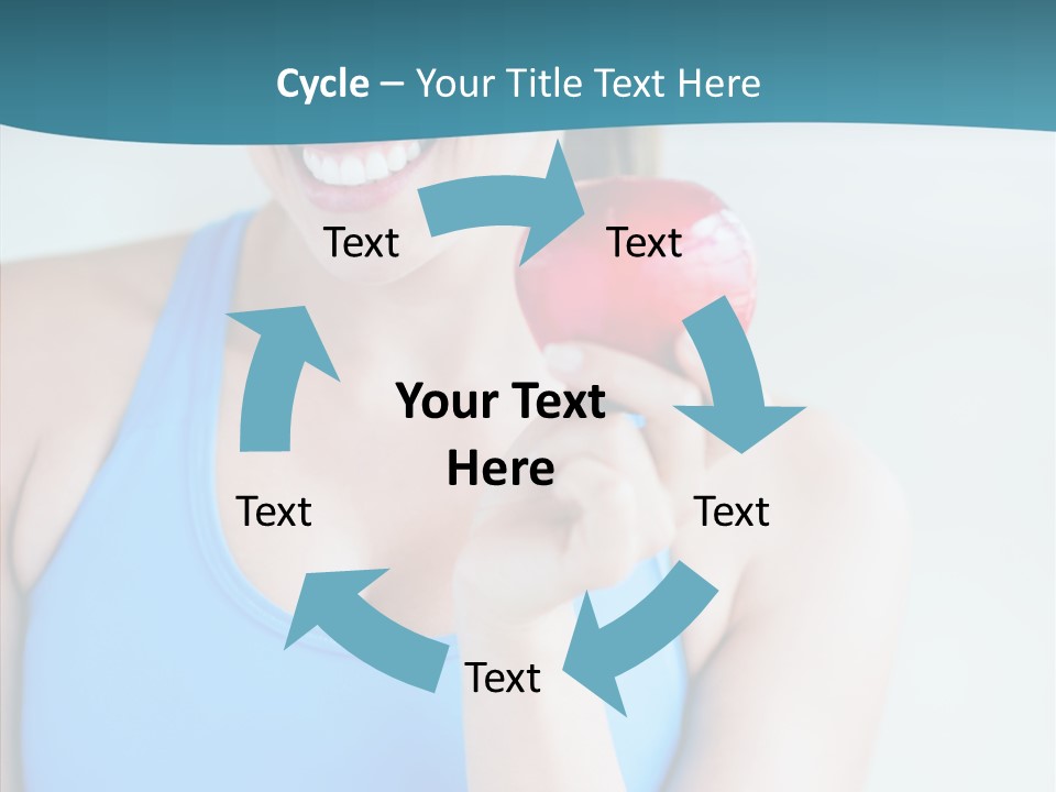 Thin People Female PowerPoint Template