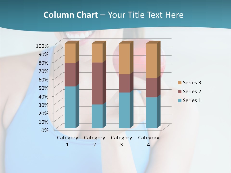 Thin People Female PowerPoint Template