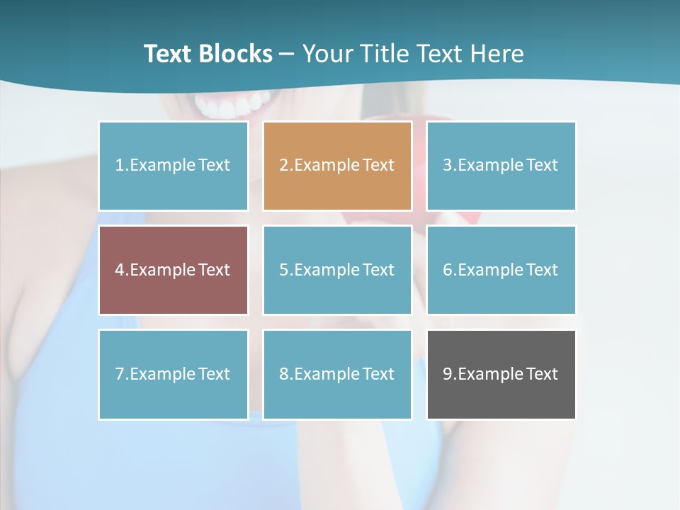 Thin People Female PowerPoint Template