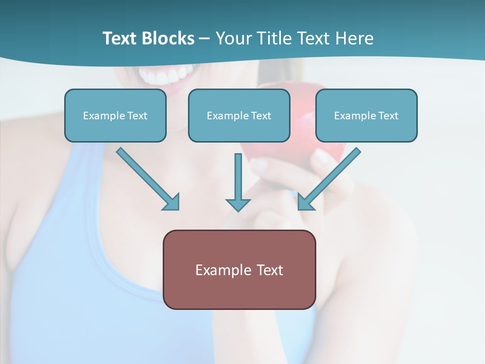Thin People Female PowerPoint Template