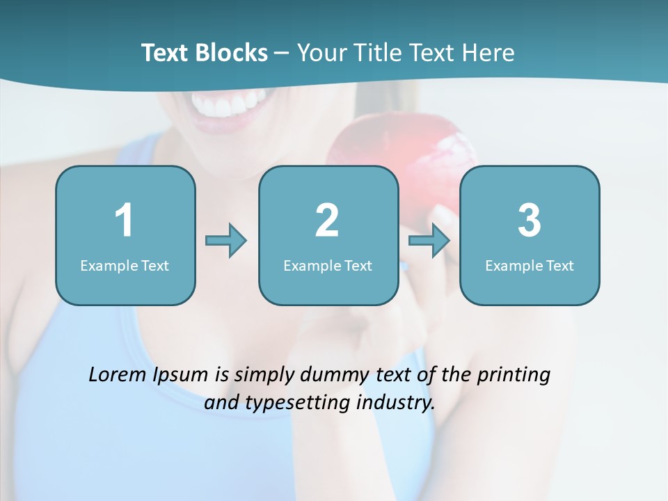 Thin People Female PowerPoint Template