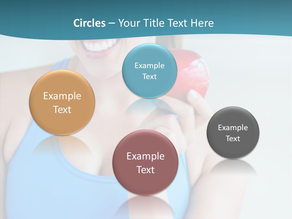 Thin People Female PowerPoint Template