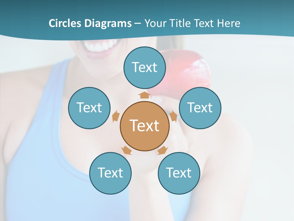 Thin People Female PowerPoint Template