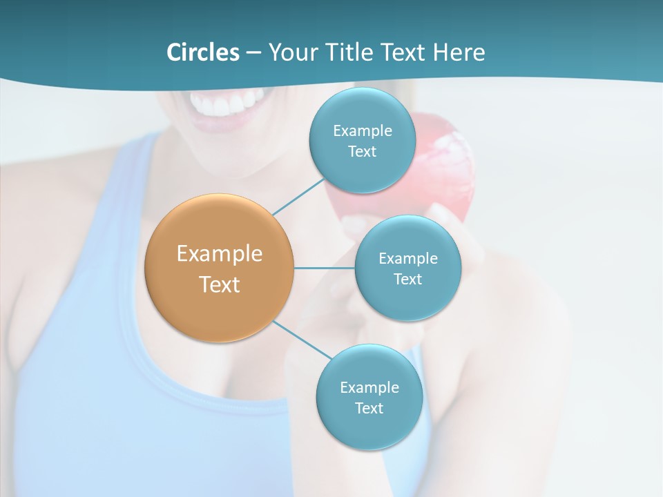 Thin People Female PowerPoint Template