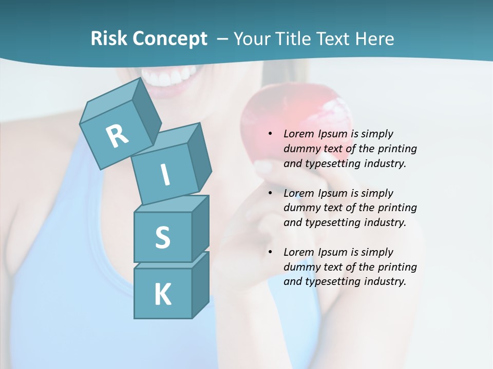 Thin People Female PowerPoint Template