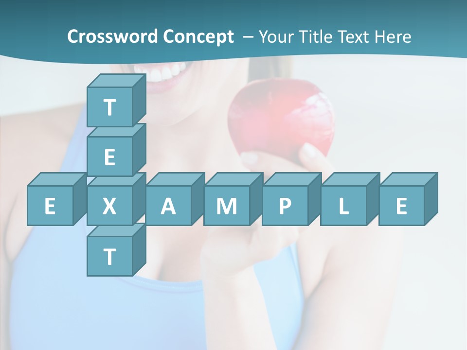 Thin People Female PowerPoint Template