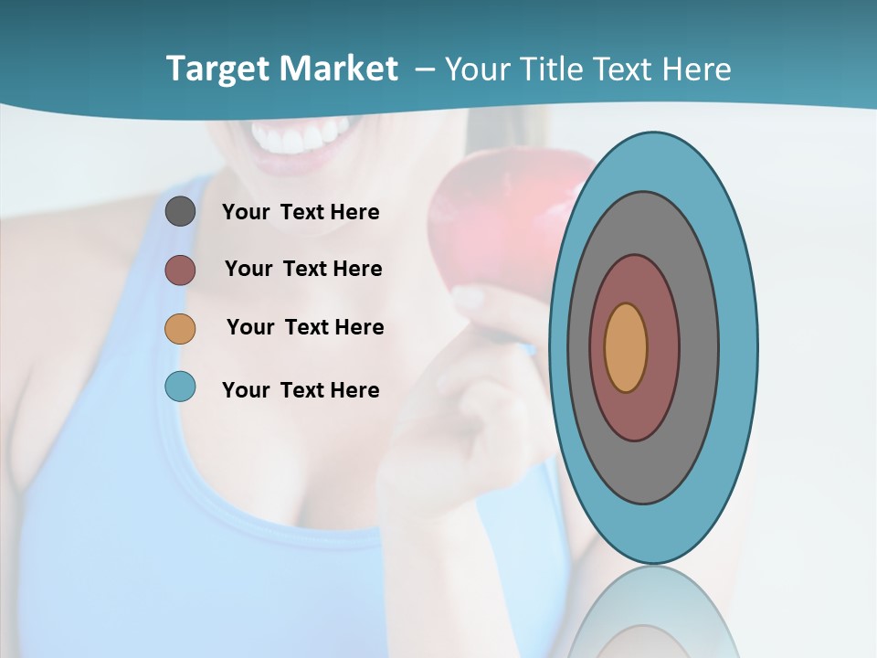 Thin People Female PowerPoint Template