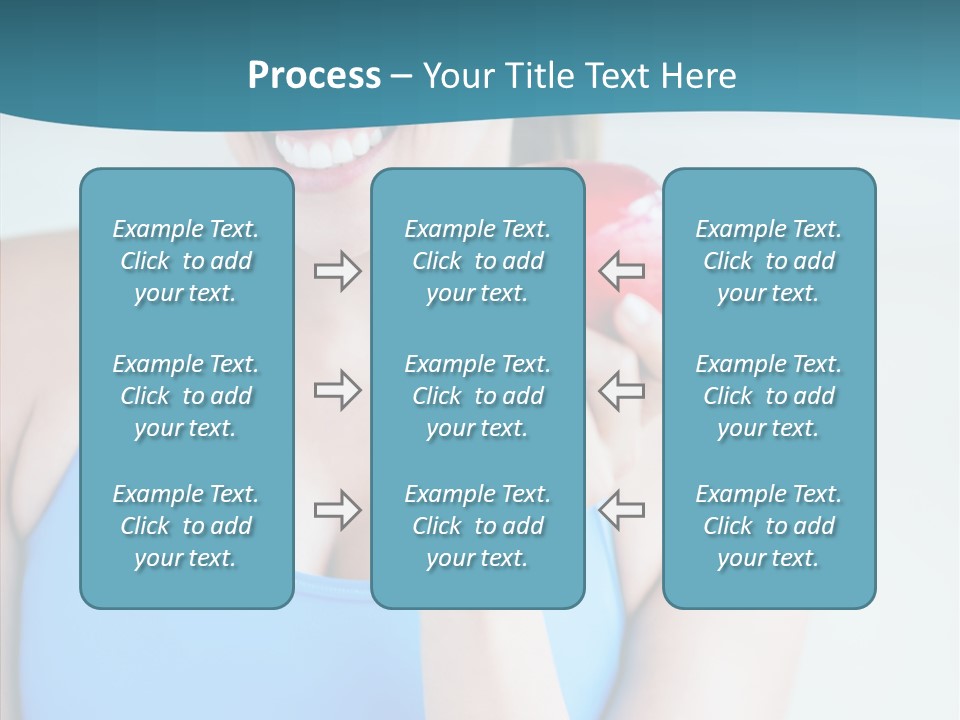 Thin People Female PowerPoint Template