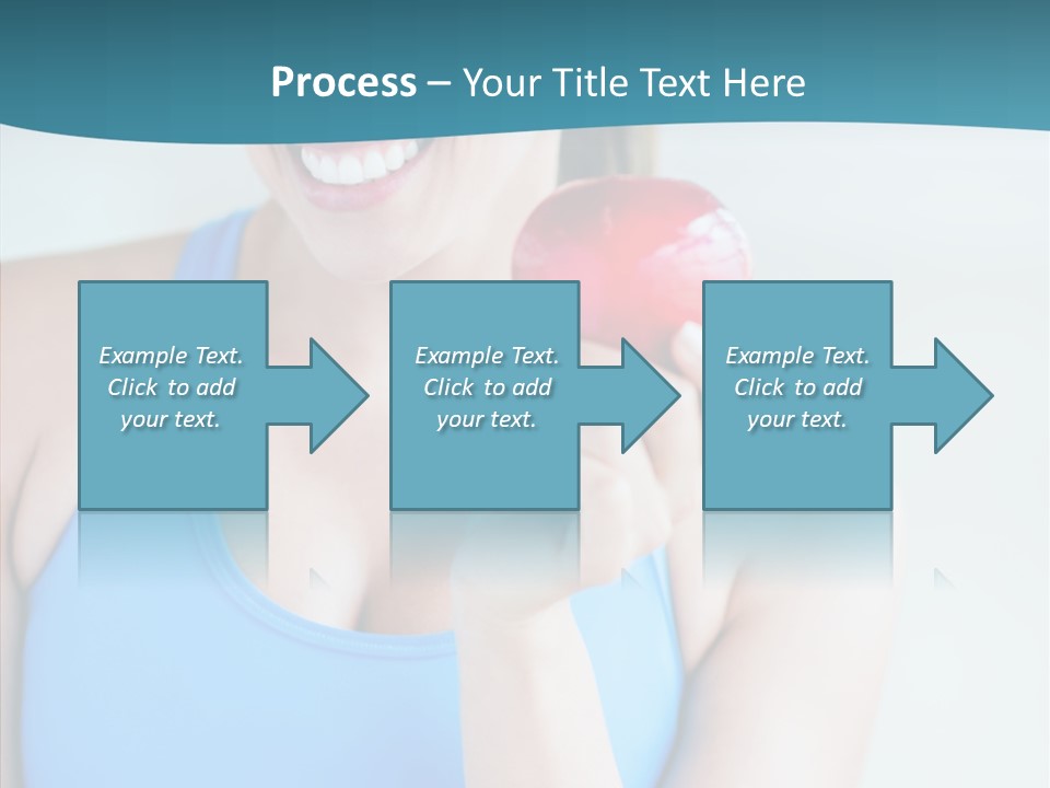 Thin People Female PowerPoint Template