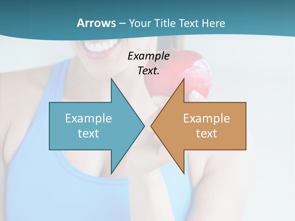 Thin People Female PowerPoint Template