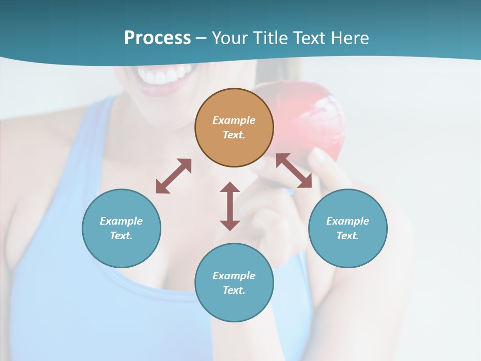 Thin People Female PowerPoint Template
