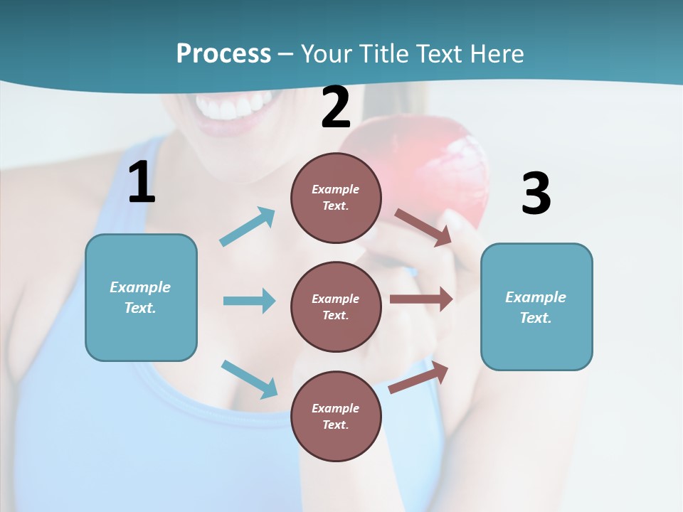 Thin People Female PowerPoint Template