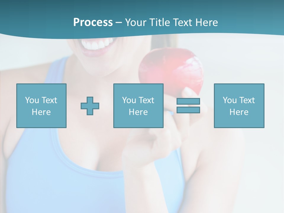Thin People Female PowerPoint Template