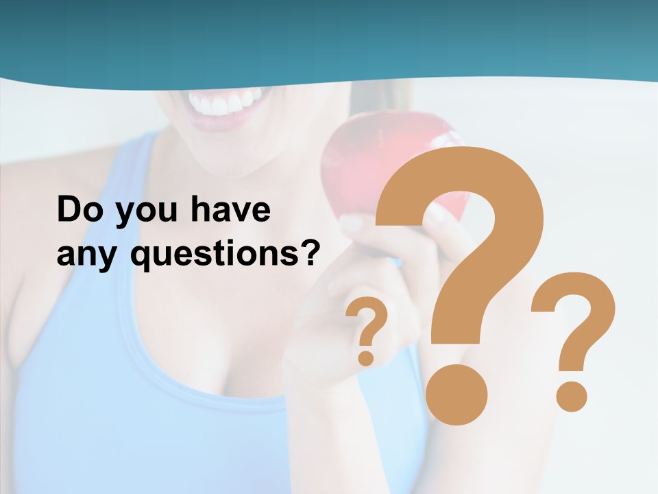 Thin People Female PowerPoint Template