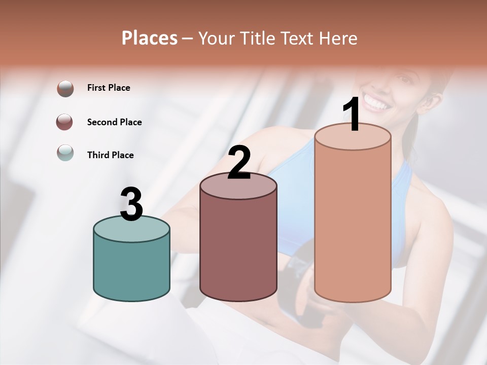 Beauty Exercise Fitness PowerPoint Template