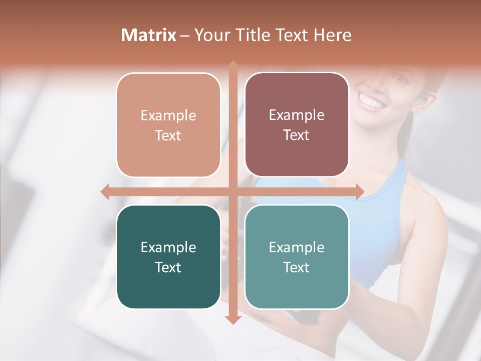 Beauty Exercise Fitness PowerPoint Template