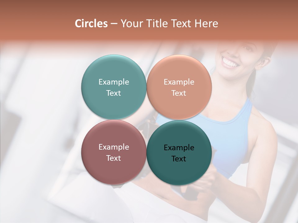 Beauty Exercise Fitness PowerPoint Template