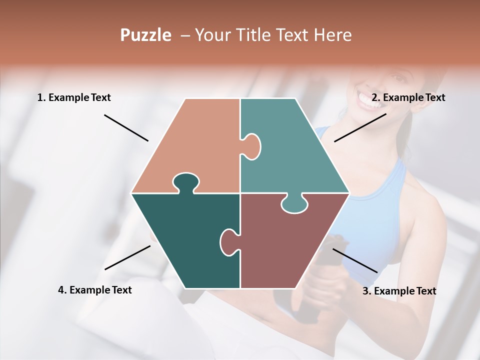 Beauty Exercise Fitness PowerPoint Template