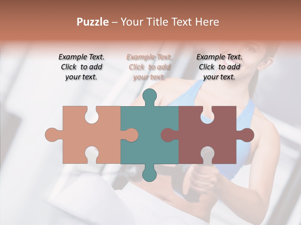 Beauty Exercise Fitness PowerPoint Template