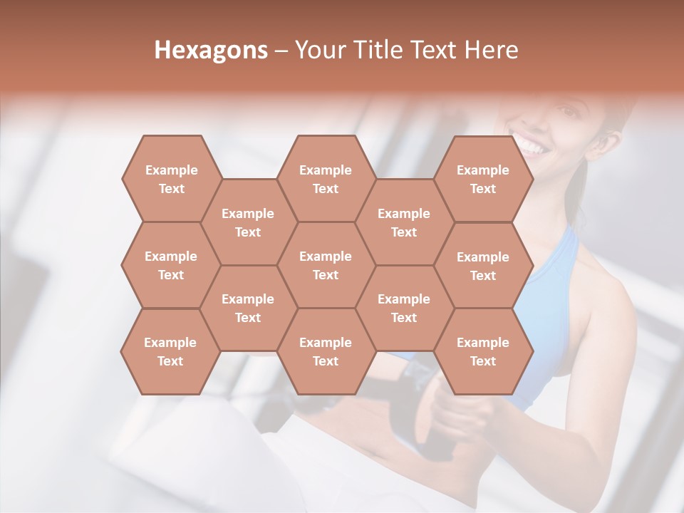 Beauty Exercise Fitness PowerPoint Template