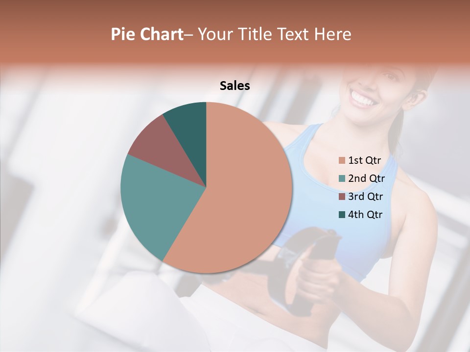 Beauty Exercise Fitness PowerPoint Template