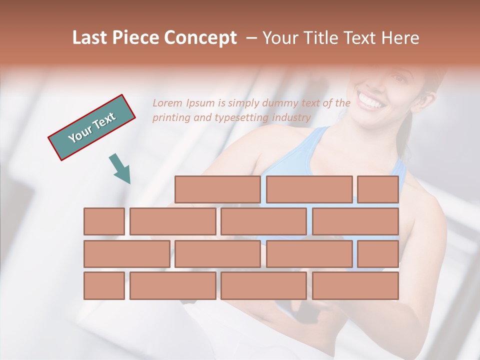 Beauty Exercise Fitness PowerPoint Template