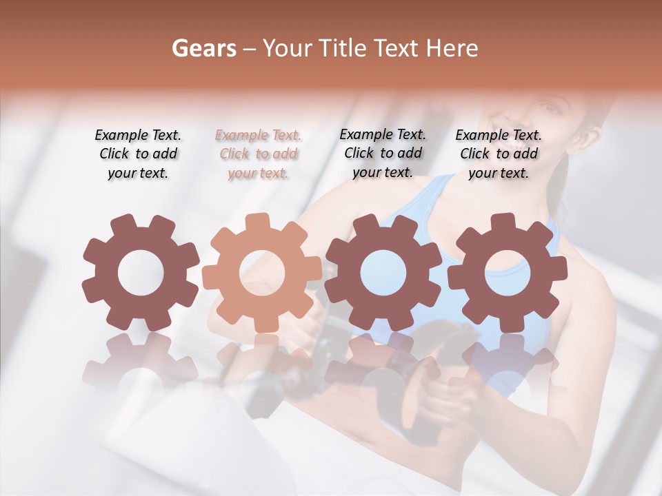 Beauty Exercise Fitness PowerPoint Template