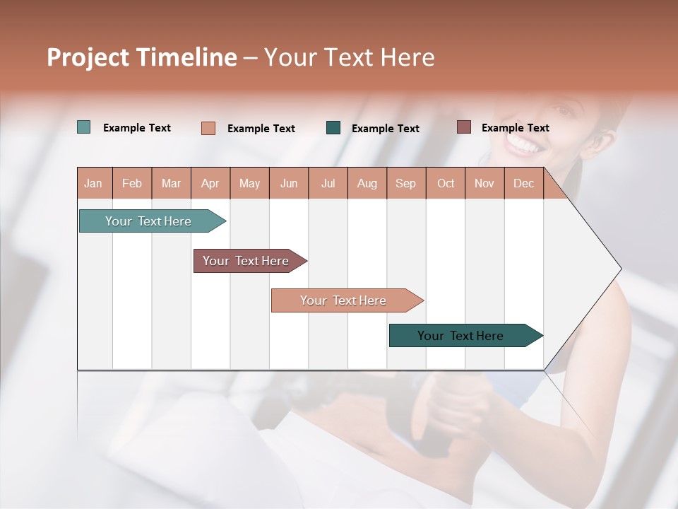 Beauty Exercise Fitness PowerPoint Template