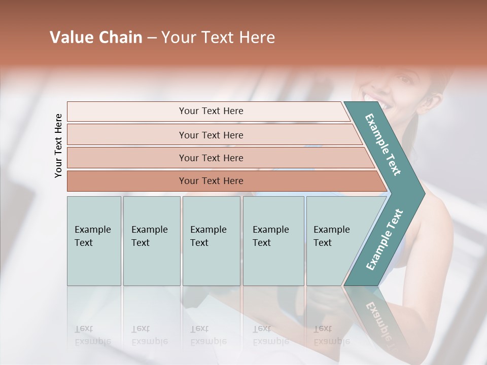 Beauty Exercise Fitness PowerPoint Template