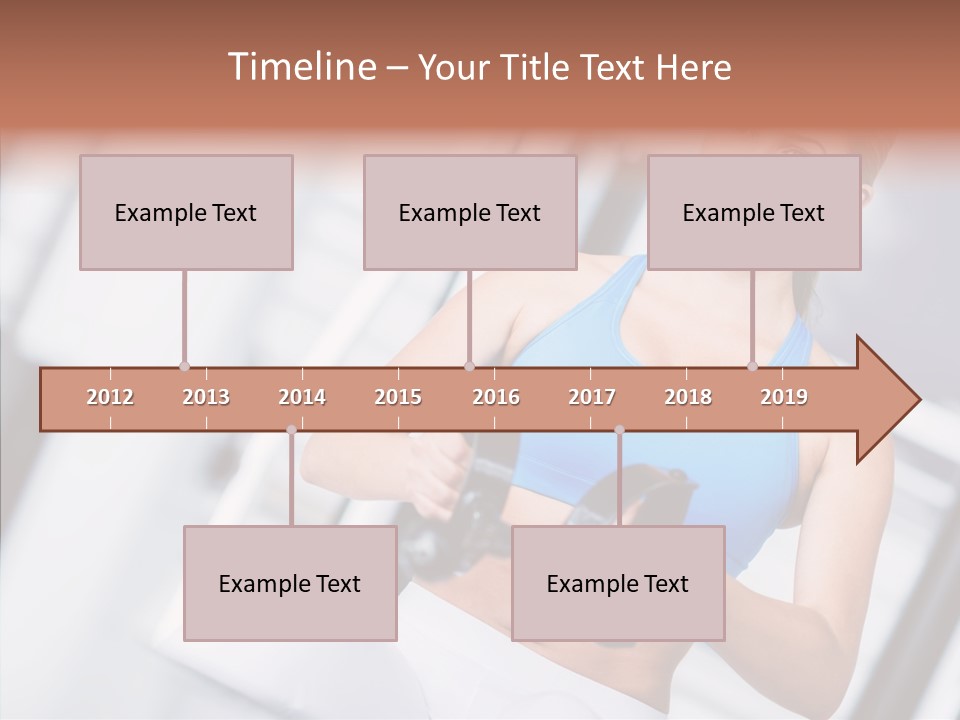 Beauty Exercise Fitness PowerPoint Template