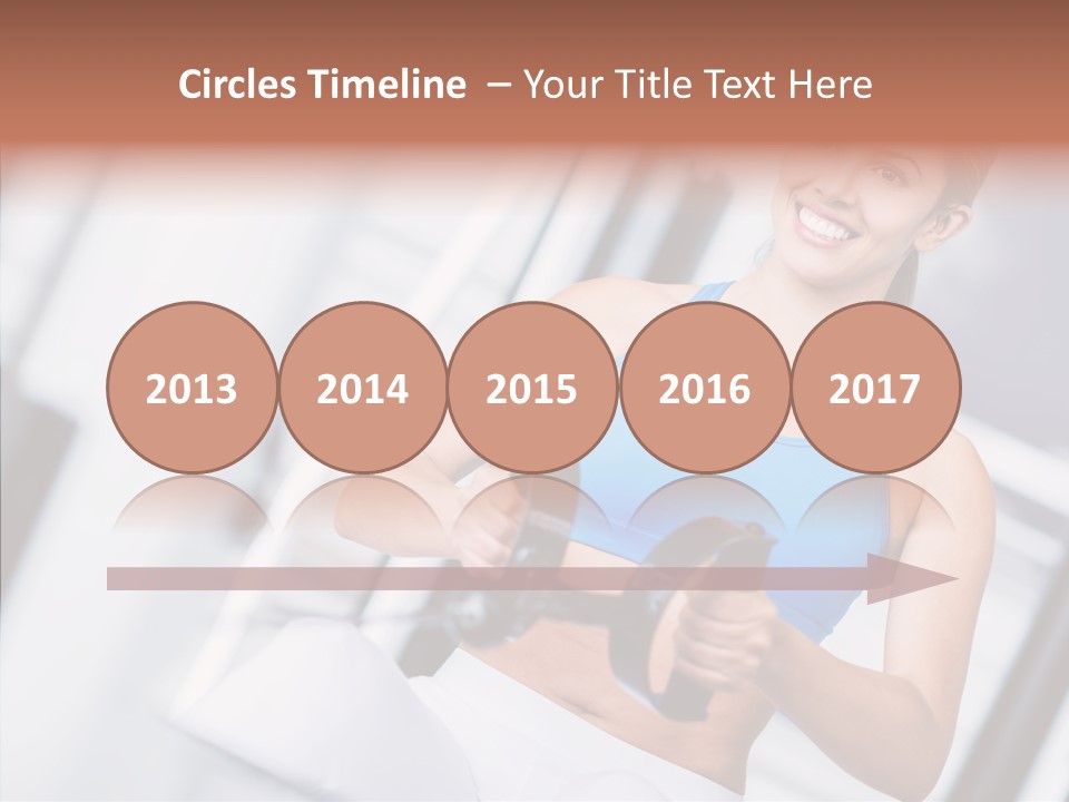 Beauty Exercise Fitness PowerPoint Template