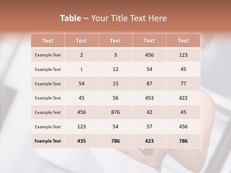 Beauty Exercise Fitness PowerPoint Template