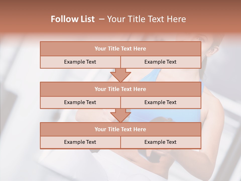 Beauty Exercise Fitness PowerPoint Template