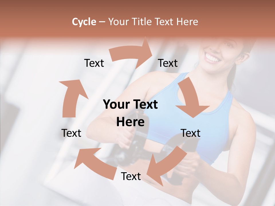 Beauty Exercise Fitness PowerPoint Template