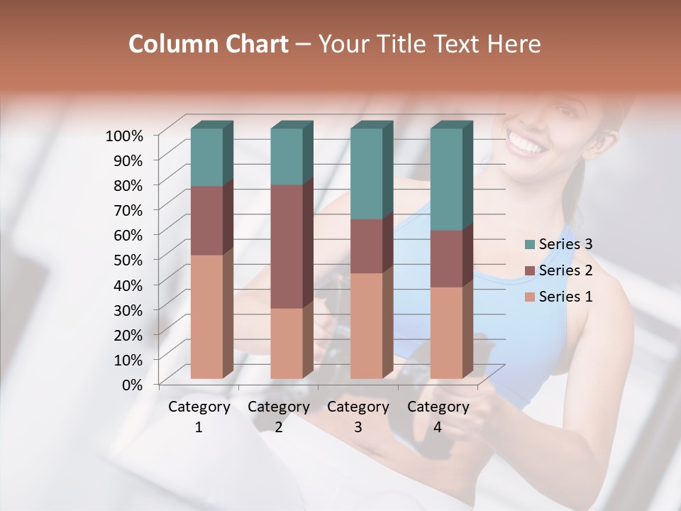 Beauty Exercise Fitness PowerPoint Template