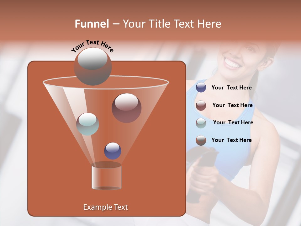 Beauty Exercise Fitness PowerPoint Template