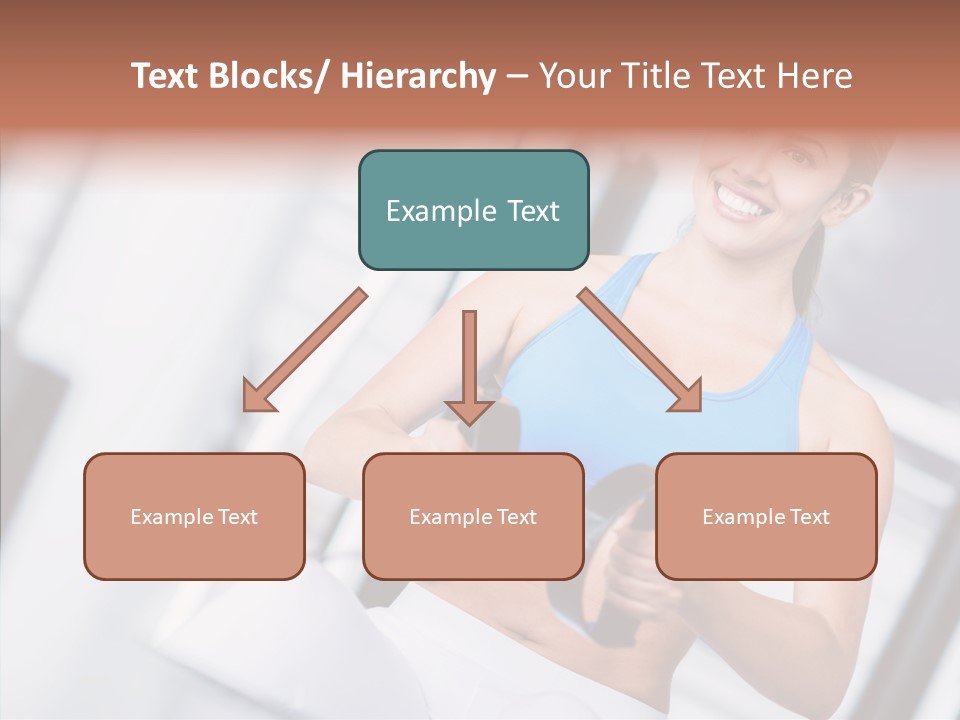 Beauty Exercise Fitness PowerPoint Template